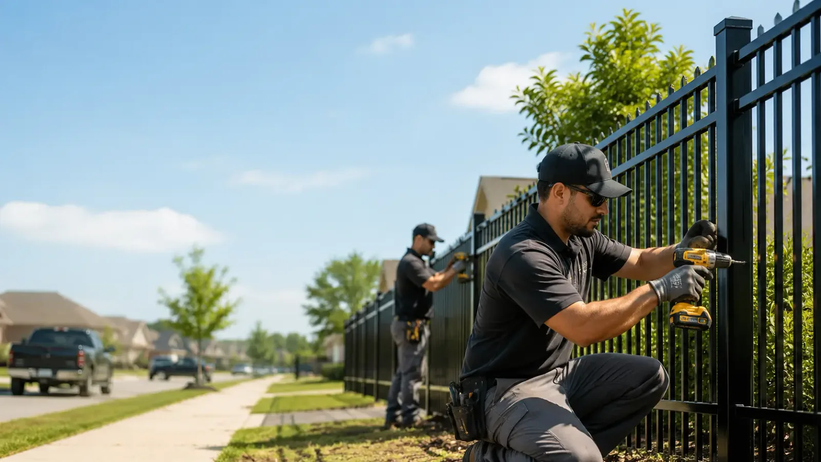 Metal Fence Installation in Tow, TX